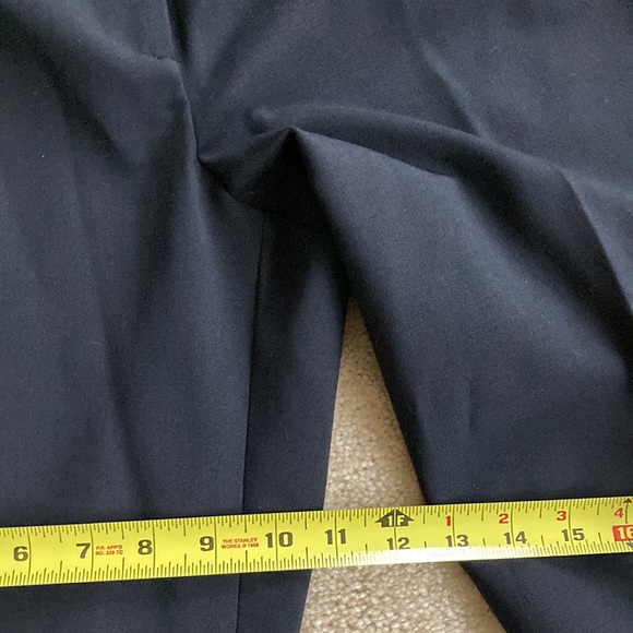 NWT Talbots CURVY Navy straight leg pants - Picture 4 of 8